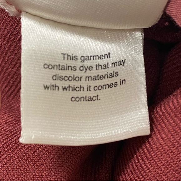 Free People- Calla Tailored Trousers Size 0 Maroon - Picture 11 of 12